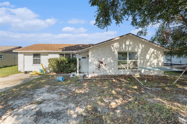 view of ranch-style home