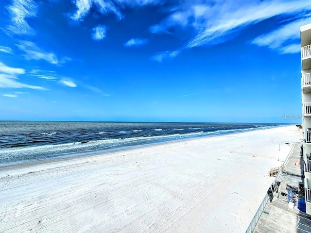 water view with a beach view