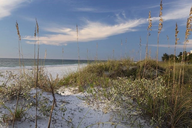 water view with a beach view