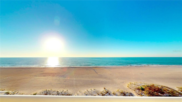 water view featuring a view of the beach