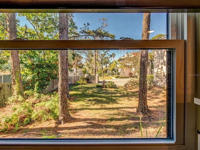 view of room details