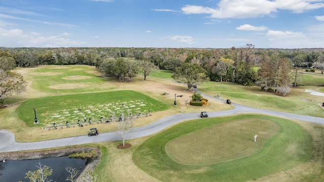 surrounding community featuring a water view