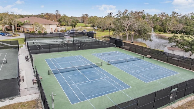 view of sport court