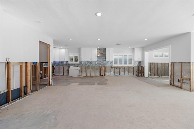 view of unfurnished living room