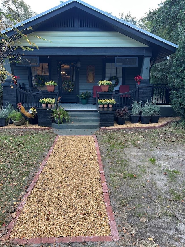 bungalow-style house with a porch