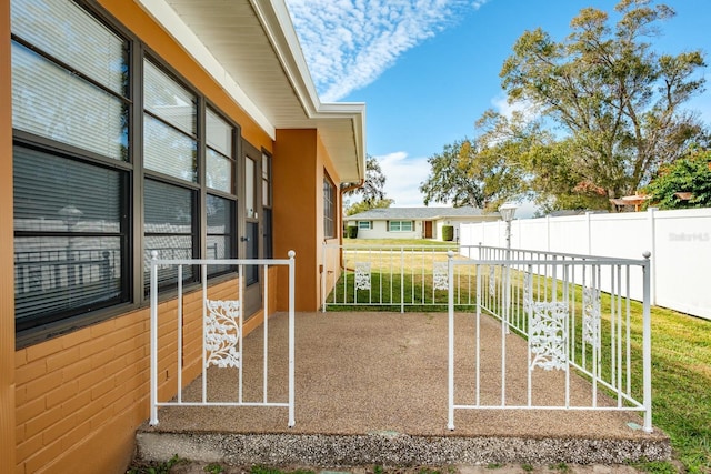 exterior space featuring a patio area