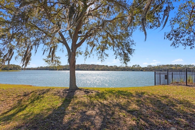 property view of water