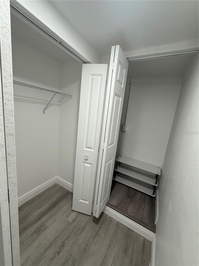 view of closet