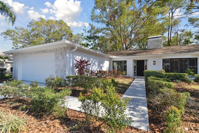 ranch-style house with a garage