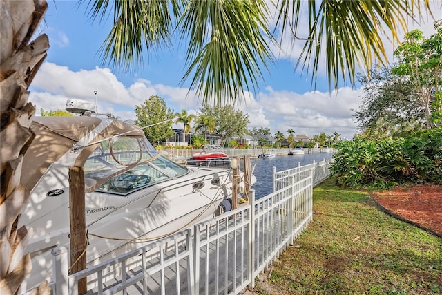 4531 Swordfish Dr, Bradenton, FL 34208 - dock featuring a water view