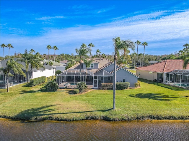 12113 Marblehead Dr, Tampa, FL 33626 - aerial view of property and surrounding area with a nearby body of water