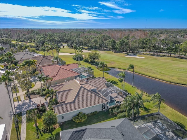 12113 Marblehead Dr, Tampa, FL 33626 - aerial view of a local golf course and a large body of water