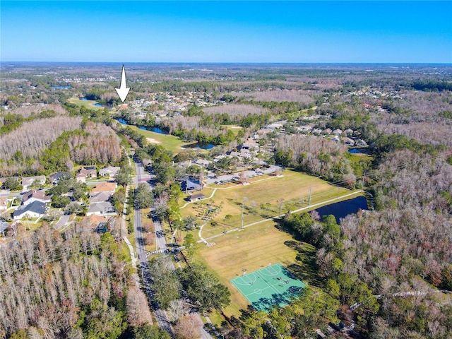 12113 Marblehead Dr, Tampa, FL 33626 - aerial view of property and surrounding area with a large body of water and nearby suburban area
