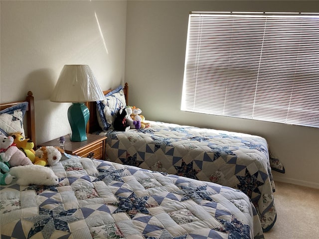 bedroom featuring carpet floors