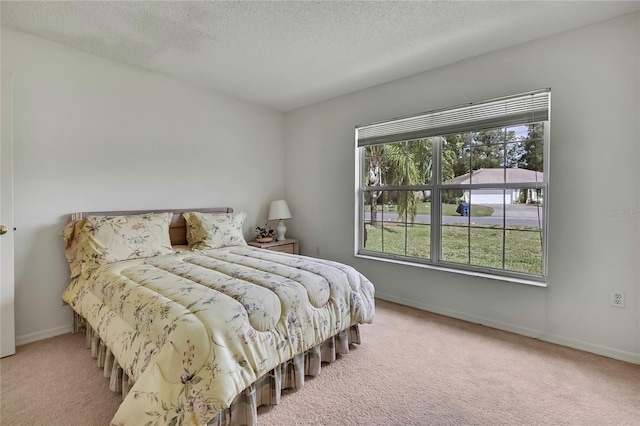 10412 Ireland St, Spring Hill, FL 34608 - bedroom featuring baseboards, carpet flooring, and a textured ceiling