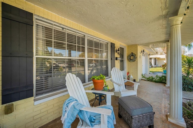 view of patio / terrace featuring a porch