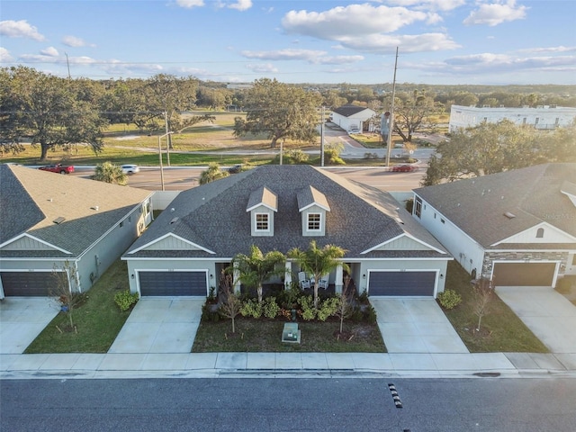 bird's eye view featuring a residential view