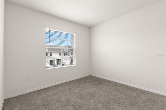 empty room featuring carpet floors