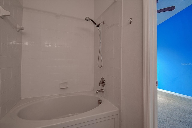 bathroom featuring  shower combination