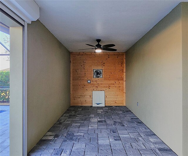 view of patio / terrace with ceiling fan