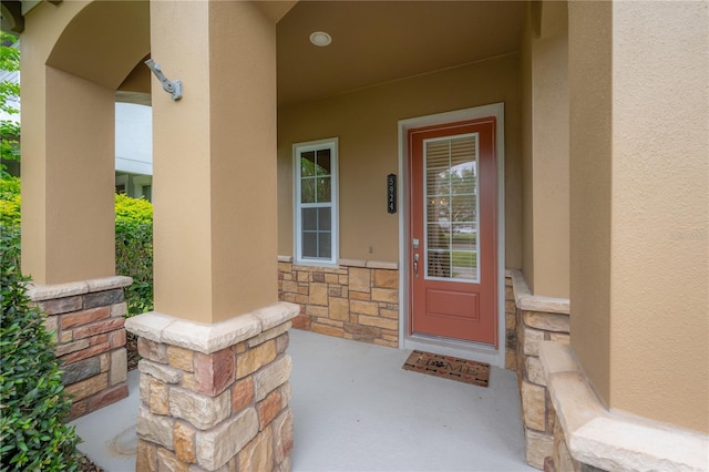 view of entrance to property