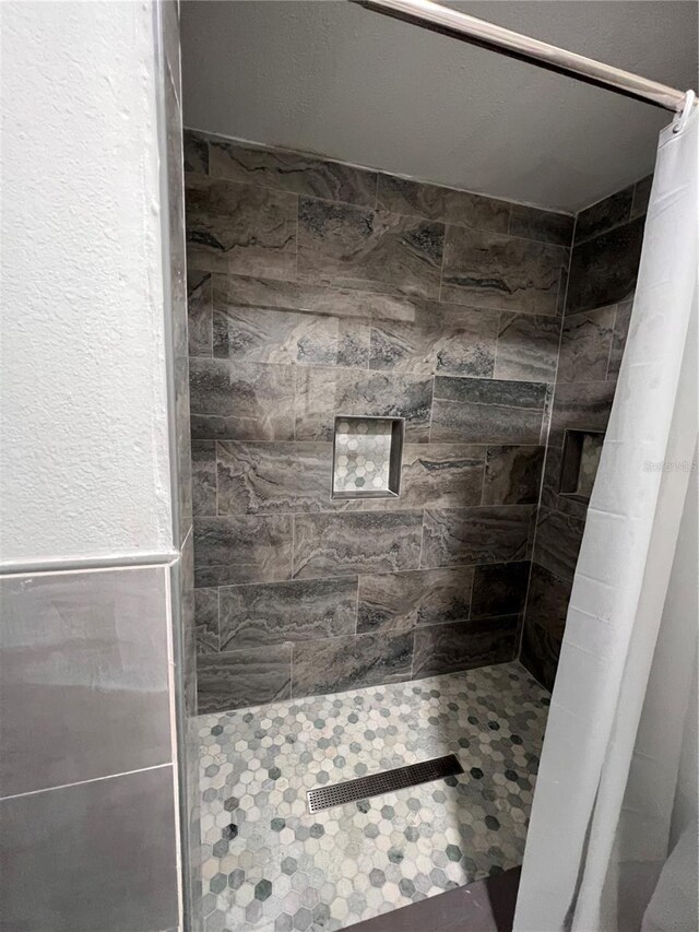 bathroom with walk in shower