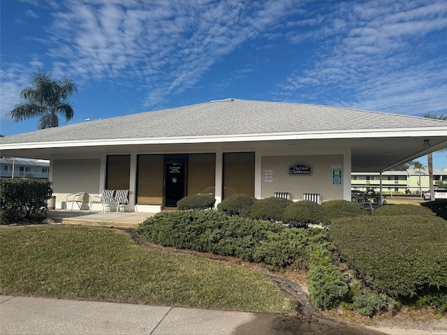 view of front of home