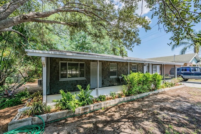 view of ranch-style house