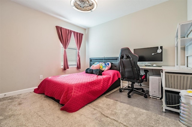 bedroom featuring carpet floors