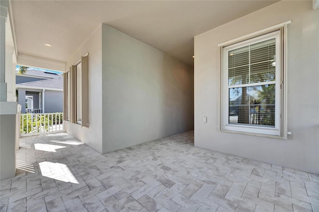 view of patio featuring covered porch