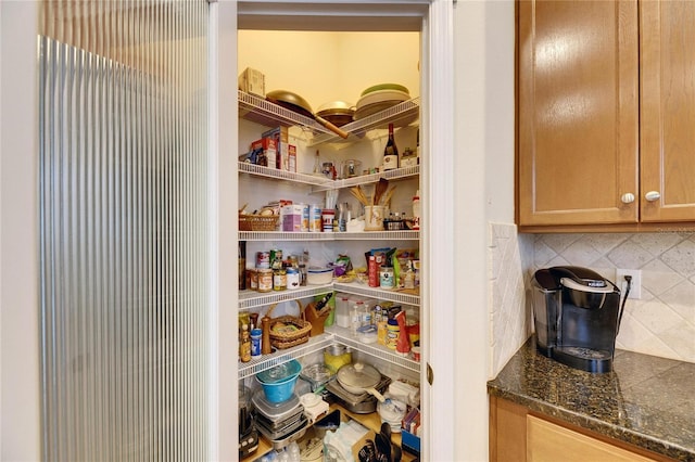 view of pantry