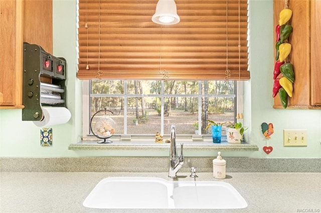 kitchen featuring sink