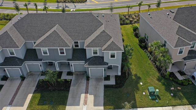 view from above of property