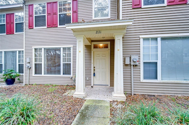 view of entrance to property