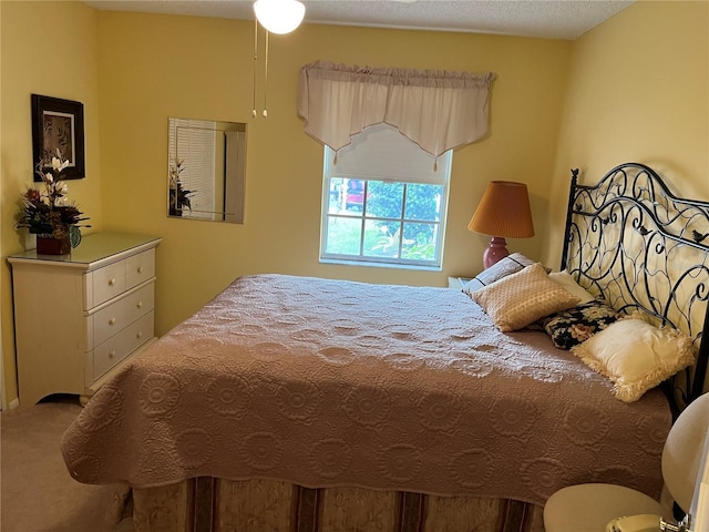 bedroom with carpet flooring