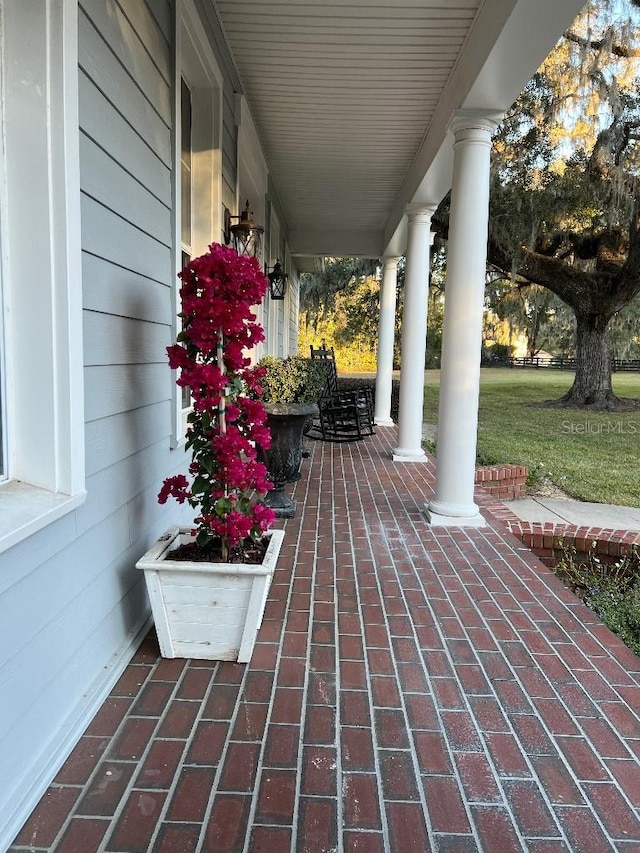 view of patio