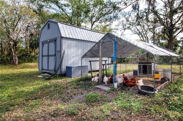 view of outdoor structure