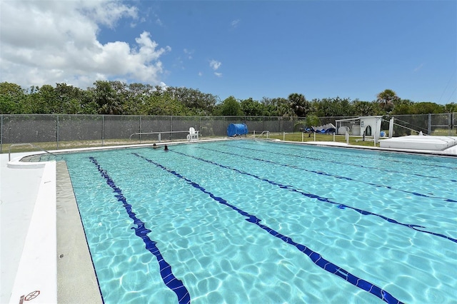 view of pool