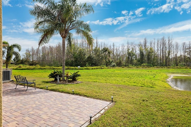 surrounding community featuring a patio area and a yard