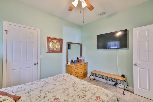 6516 Salt Creek Ave, Apollo Beach, FL 33572 - bedroom with baseboards and a ceiling fan
