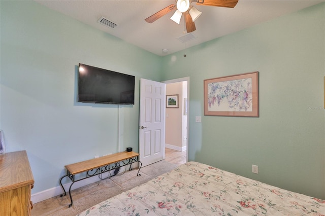6516 Salt Creek Ave, Apollo Beach, FL 33572 - bedroom with baseboards and a ceiling fan