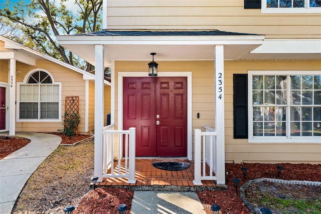 view of property entrance