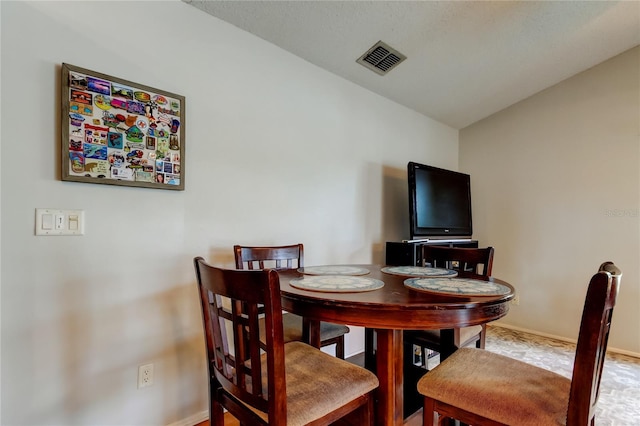 view of dining room