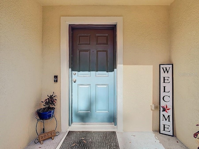 view of property entrance