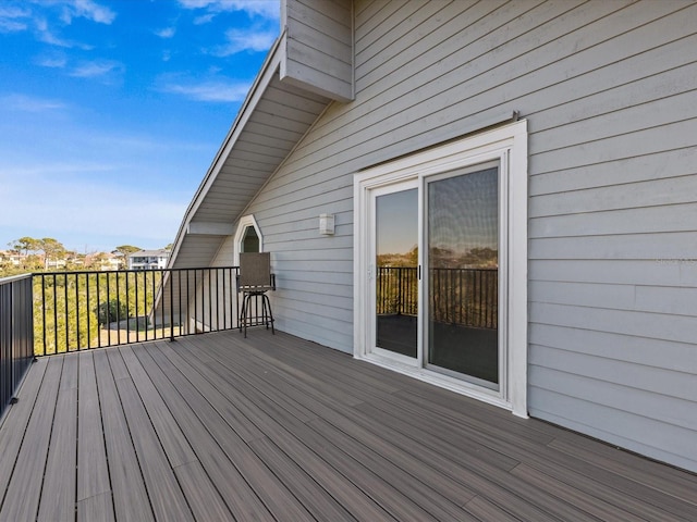 view of deck