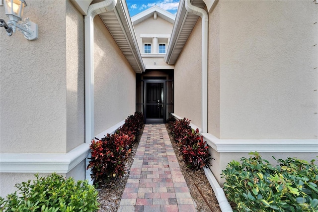 view of entrance to property