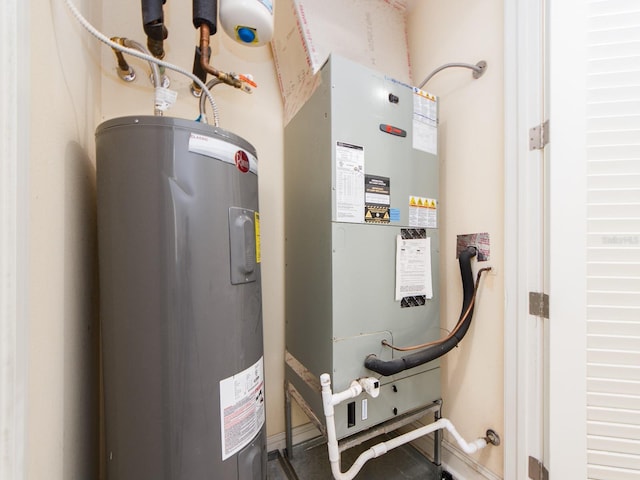 utilities featuring water heater