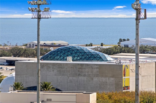 view of water feature