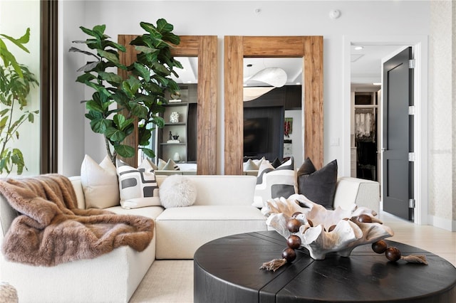 301 1st St S Unit 1002, Saint Petersburg, FL 33701 - living area featuring light wood finished floors