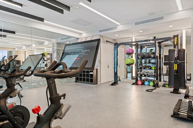 301 1st St S Unit 1002, Saint Petersburg, FL 33701 - gym featuring visible vents